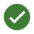 Icon of a tick inside a circle
