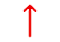 Red arrow pointing up