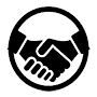 Icon of a handshake