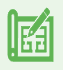 Icon of a planning document and pencil